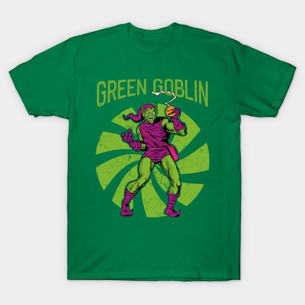 Retro Green Goblin T-Shirt by OniSide